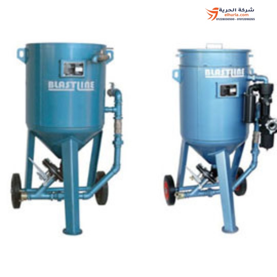 Sandblasting machine with a capacity of 100 liters, Indian BLASTLINE